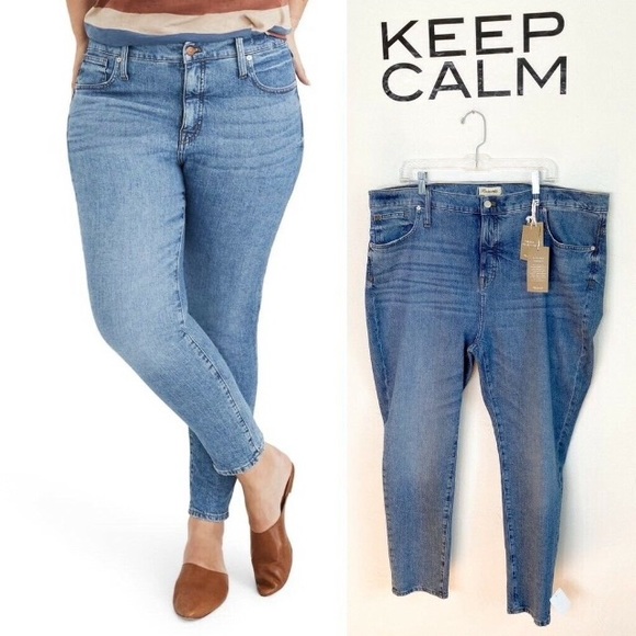 Madewell Denim - Madewell 9” High Rise Eco Jeans Regina Blue Ankle